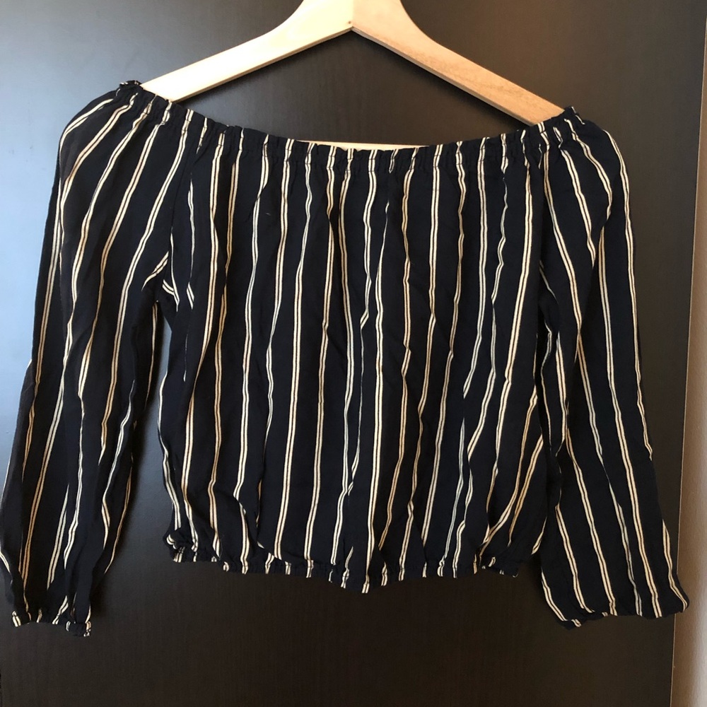 Brandy Melville Striped Crop Top